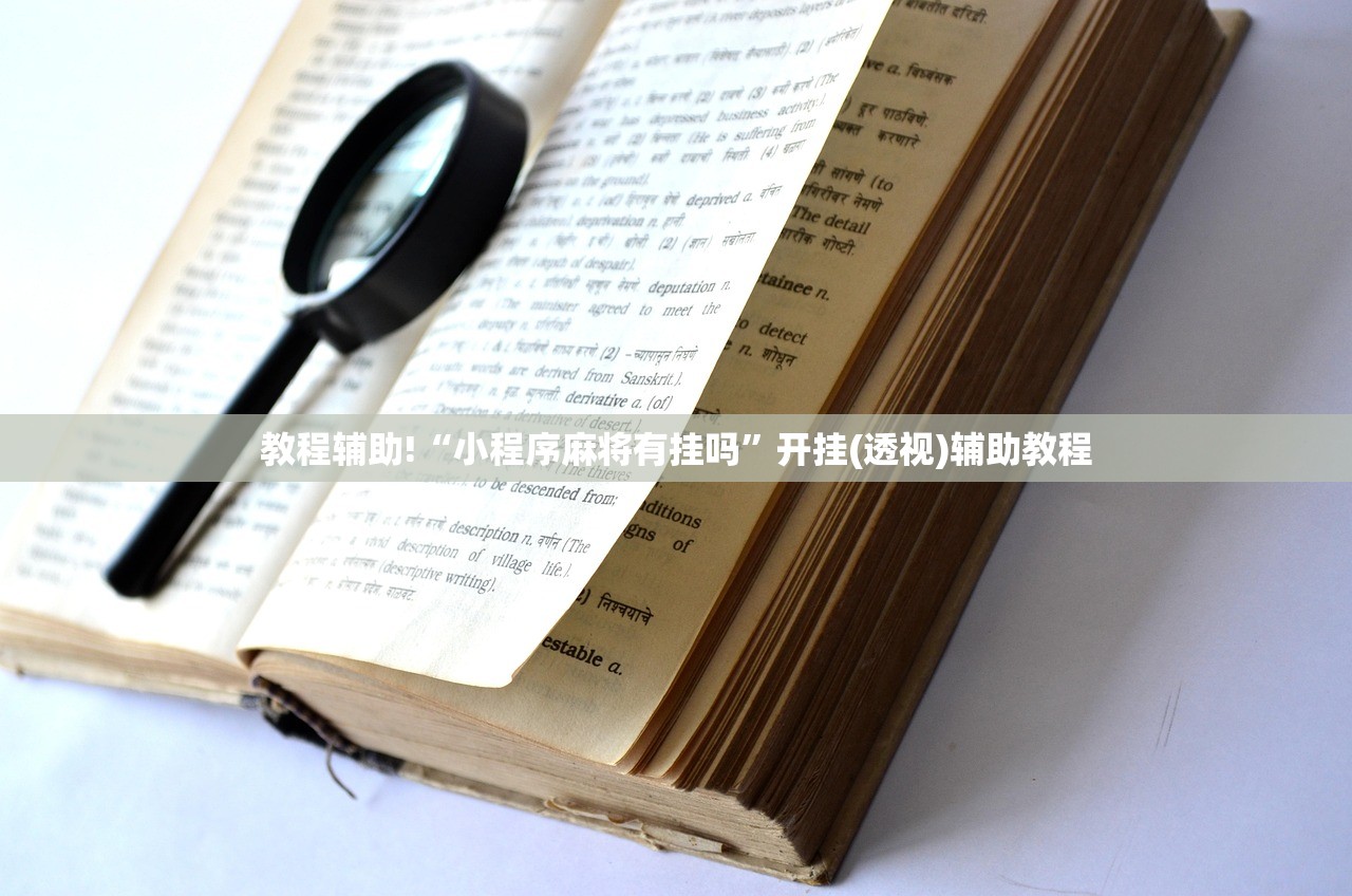 教程辅助!“小程序麻将有挂吗”开挂(透视)辅助教程
