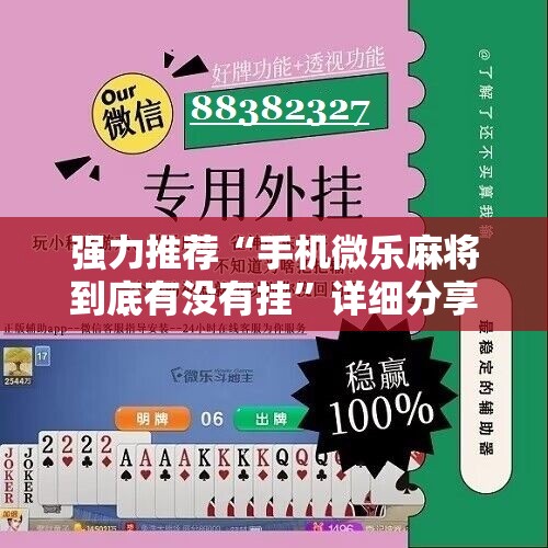强力推荐“手机微乐麻将到底有没有挂”详细分享装挂步骤