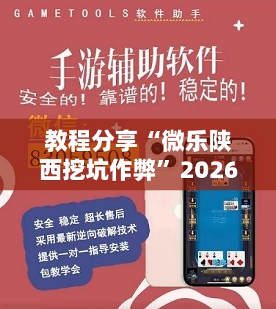 教程分享“微乐陕西挖坑作弊”2026开挂教程步骤