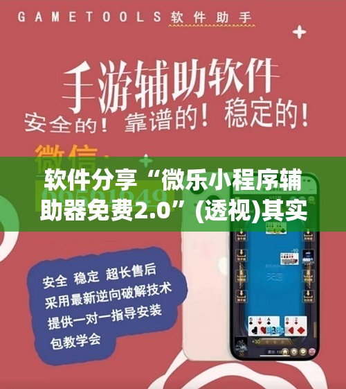 软件分享“微乐小程序辅助器免费2.0	”(透视)其实确实有挂