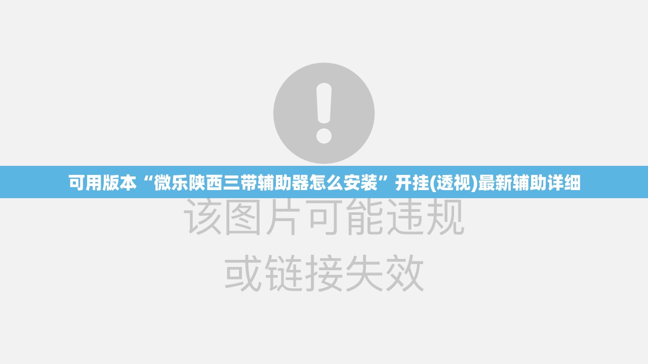 可用版本“微乐陕西三带辅助器怎么安装”开挂(透视)最新辅助详细