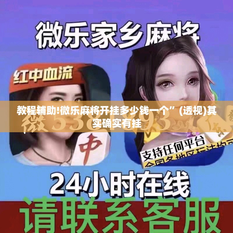 教程辅助!微乐麻将开挂多少钱一个”(透视)其实确实有挂