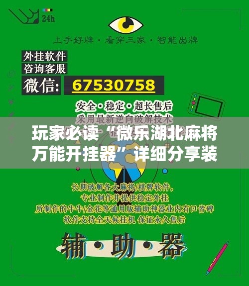 玩家必读“微乐湖北麻将万能开挂器”详细分享装挂步骤