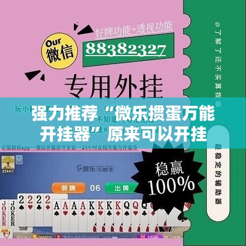 强力推荐“微乐掼蛋万能开挂器”原来可以开挂