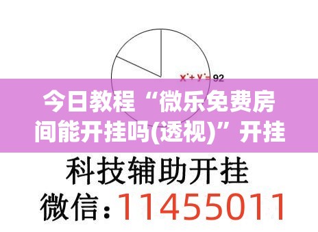 今日教程“微乐免费房间能开挂吗(透视)	”开挂辅助脚本+详细开挂安装教程