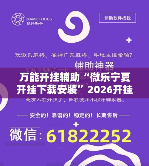 万能开挂辅助“微乐宁夏开挂下载安装”2026开挂教程步骤