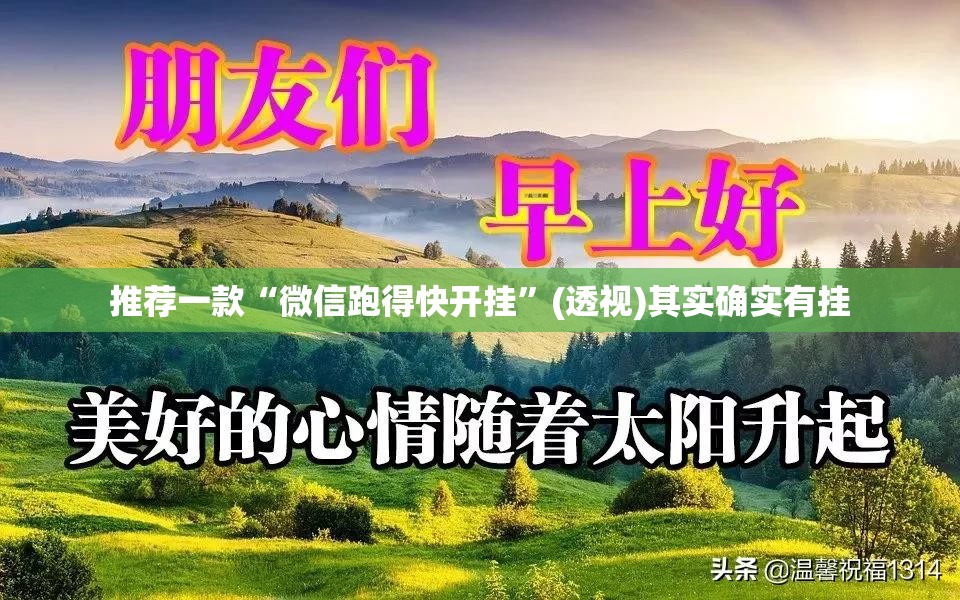 推荐一款“微信跑得快开挂”(透视)其实确实有挂