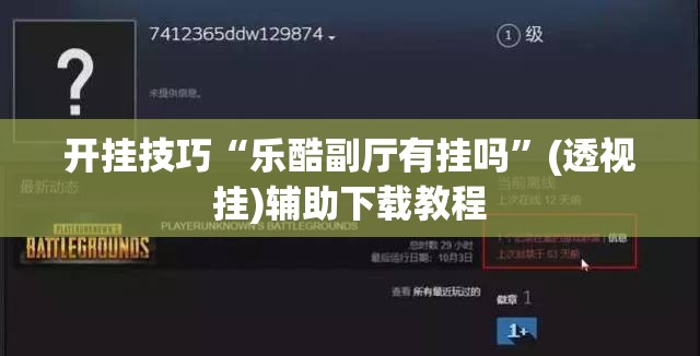 开挂技巧“乐酷副厅有挂吗”(透视挂)辅助下载教程