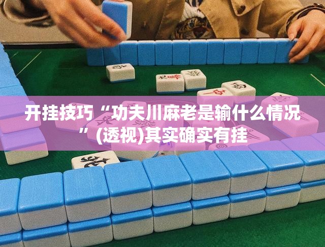 开挂技巧“功夫川麻老是输什么情况”(透视)其实确实有挂