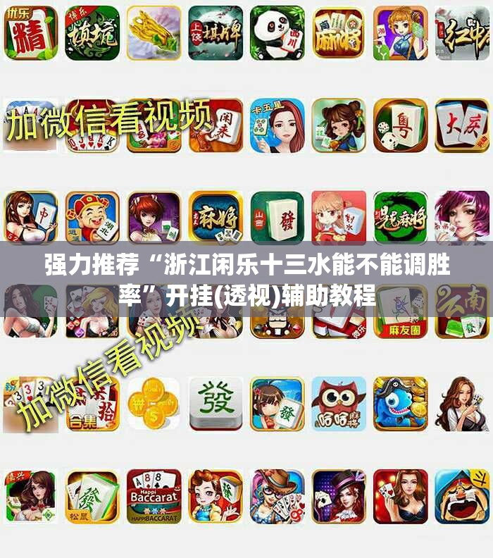 强力推荐“浙江闲乐十三水能不能调胜率”开挂(透视)辅助教程
