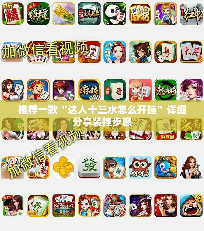 推荐一款“达人十三水怎么开挂”详细分享装挂步骤