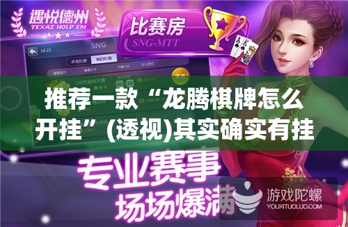 推荐一款“龙腾棋牌怎么开挂”(透视)其实确实有挂