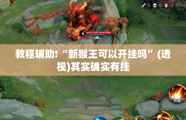 教程辅助!“新猴王可以开挂吗	”(透视)其实确实有挂