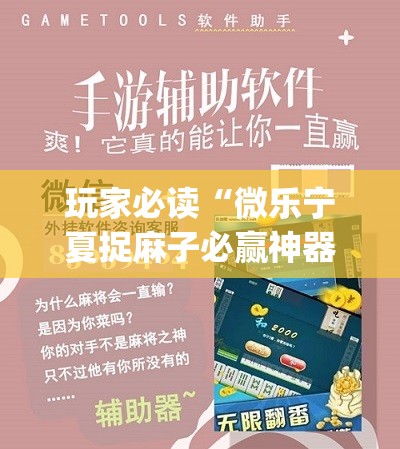玩家必读“微乐宁夏捉麻子必赢神器	”开挂(透视)辅助教程