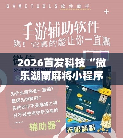 2026首发科技“微乐湖南麻将小程序怎么开挂”细辅助教程分享