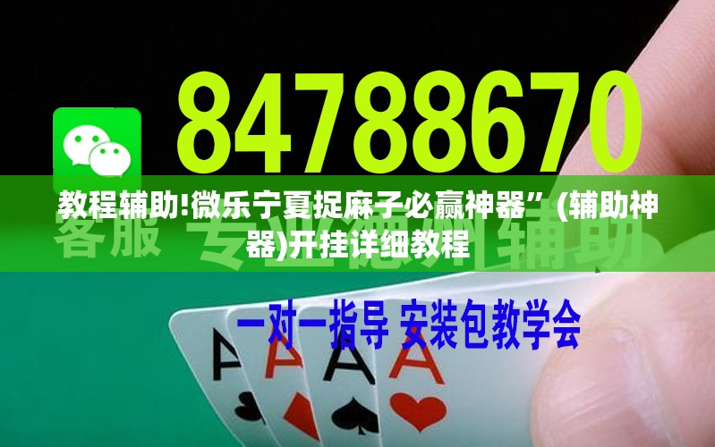 教程辅助!微乐宁夏捉麻子必赢神器”(辅助神器)开挂详细教程