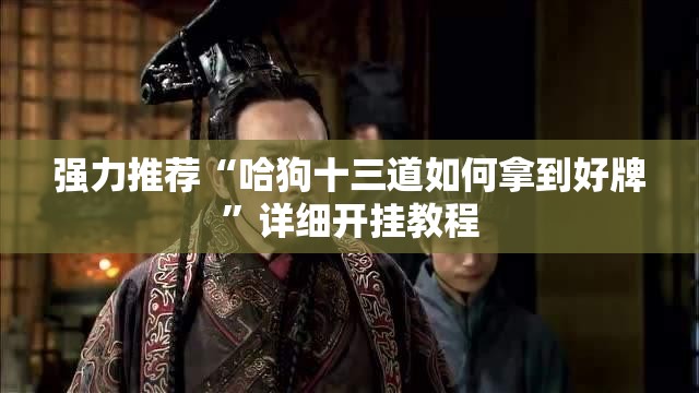 强力推荐“哈狗十三道如何拿到好牌	”详细开挂教程