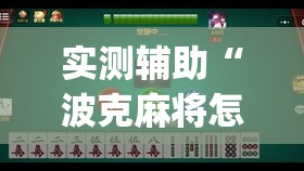 实测辅助“波克麻将怎么开挂	”开挂(透视)辅助神器