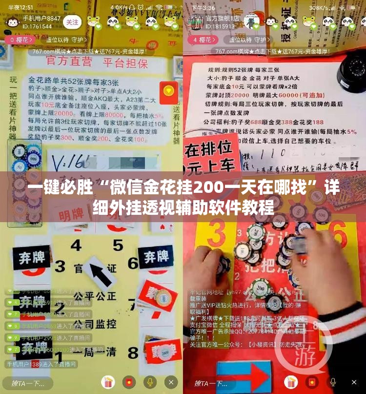 一键必胜“微信金花挂200一天在哪找”详细外挂透视辅助软件教程