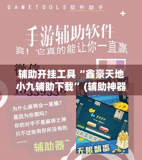 辅助开挂工具“鑫豪天地小九辅助下载”(辅助神器)开挂详细教程