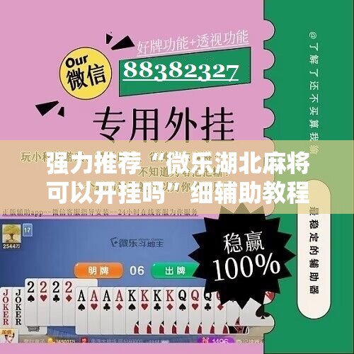 强力推荐“微乐湖北麻将可以开挂吗”细辅助教程分享