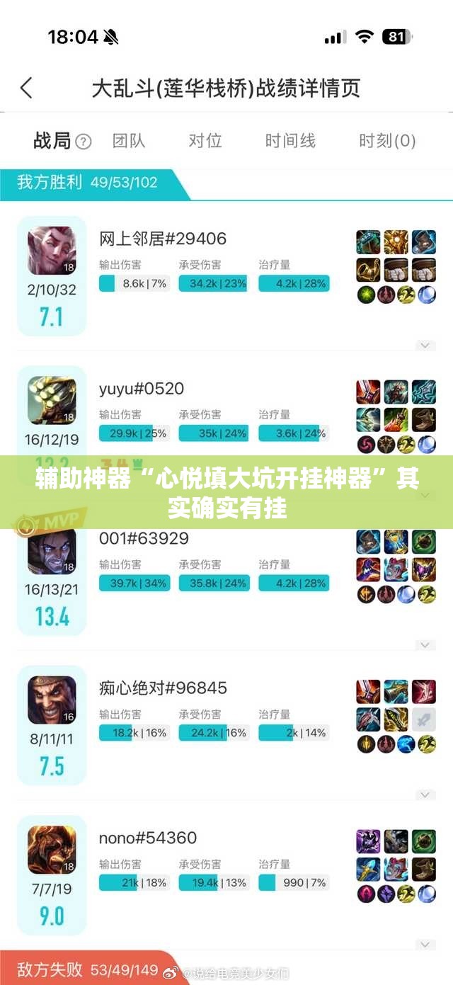 辅助神器“心悦填大坑开挂神器”其实确实有挂