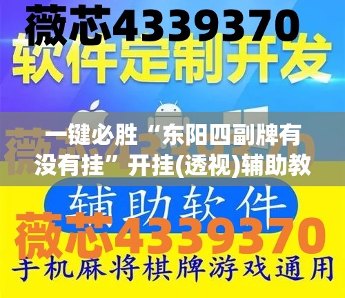 一键必胜“东阳四副牌有没有挂”开挂(透视)辅助教程