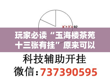 玩家必读“玉海楼茶苑十三张有挂”原来可以开挂