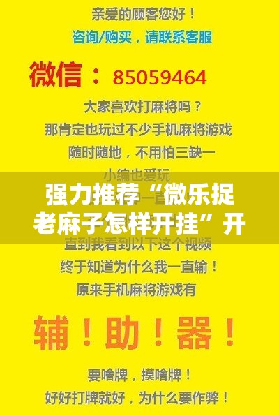 强力推荐“微乐捉老麻子怎样开挂	”开挂详细教程